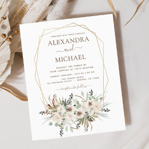 Lámina Boda del Boho Eucalyptus de Presupuestos