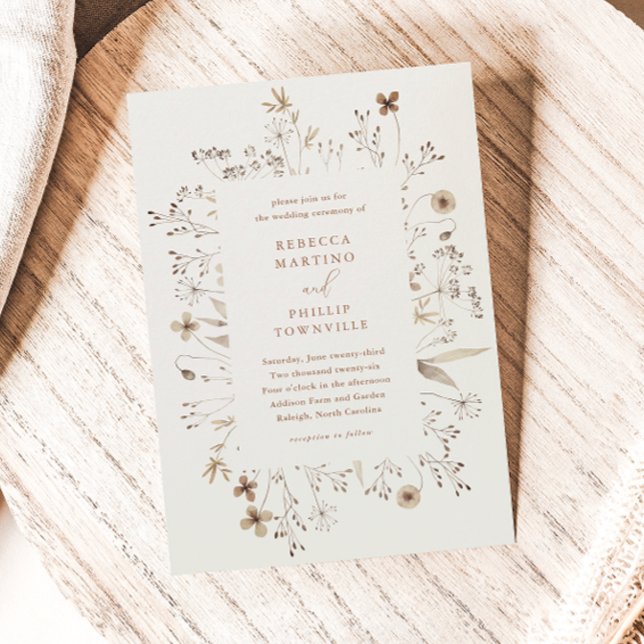 Lámina Boda del Boho Wildflower del presupuesto (Subido por el creador)