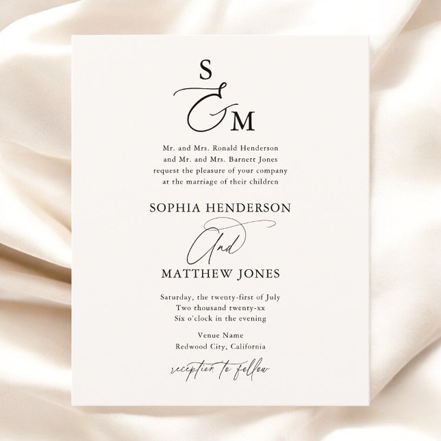 Lámina Boda elegante de guión de presupuesto (Subido por el creador)