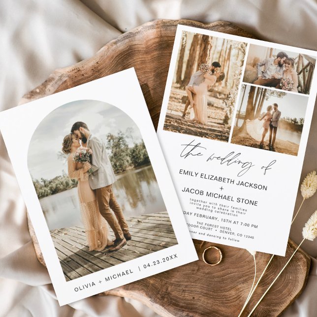 Lámina Boda Elegante Foto Arco de Presupuesto Minimalista (Subido por el creador)