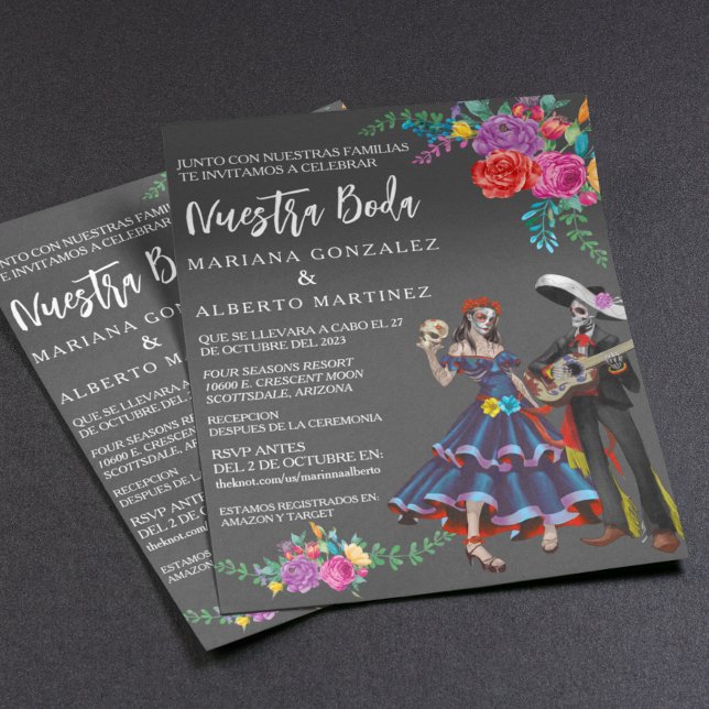 Lámina Boda española Nuestra Boda Día de los Muertos (Subido por el creador)