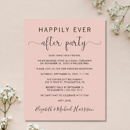 Lámina Boda Feliz Desde Que El Fiesta Rubor Invitó