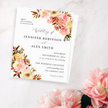 Boda floral amarilla y rosa de canto de presupuest