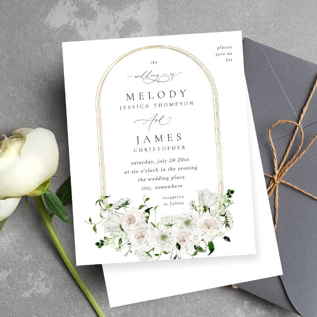 Lámina Boda floral blanco 2 (Subido por el creador)