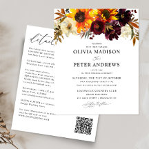 Boda floral de borgoña de girasol rústico presupue