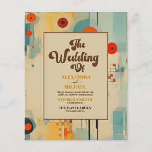 Lámina Boda Floral Elegante de Presupuesto Mediados de Si