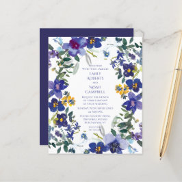 Lámina Boda Floral Orquídea Púrpura y Blanca