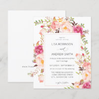 Boda floral Rubor V3 con aroma rosado presupuestad