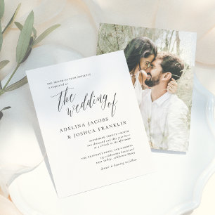 Lámina Boda Foto Compromiso Presupuesto Escritura Blanco 