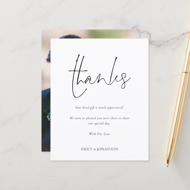 Lámina Boda fotográfico de script de presupuesto reciente (Anverso/Reverso In Situ)