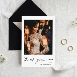 Lámina Boda fotográfico instantáneo de caligrafía moderna