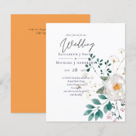 Lámina Boda Jardín de flores silvestres de primavera del 