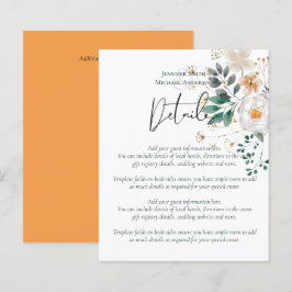 Lámina Boda Jardín de flores silvestres de primavera del 