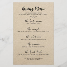 Lámina Boda Juego de mesa Diversión Caligrafía Papel rúst