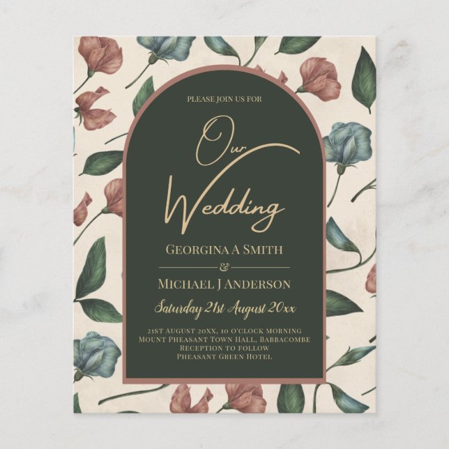 Lámina Boda LeahG Emerald Green Terracotta Gold FALL (Anverso)
