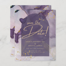 Boda LeahG Ink Ombre Purple Lavender Gold