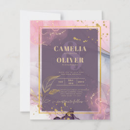 Lámina Boda LeahG® Lavender INK Mauve Purple Gold