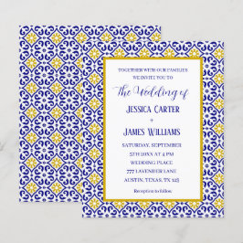 Lámina Boda mediterráneo de mosaicos rusos portugueses