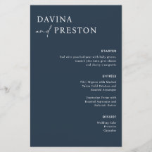 Boda moderno con escritura caligráfica de marina a