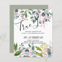 Boda moderno rosa verde