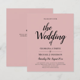 Lámina BODA monocromo rosado Rosa con luz de PRESUPUESTO