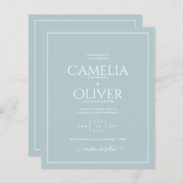 Lámina BODA MONÓCROMO Verde Sage ligero para el presupues