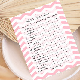 Lámina Boda nupcial Ducha Juego de Palabras Descaradas