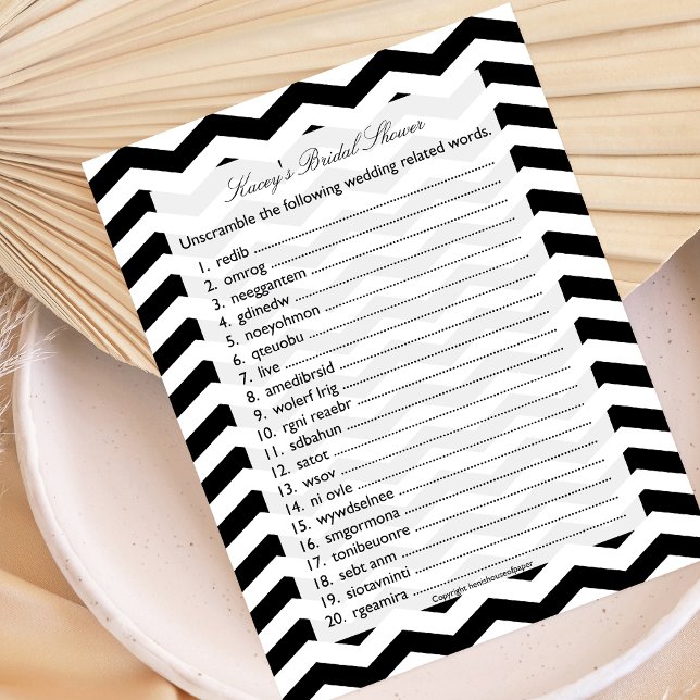 Lámina Boda nupcial Ducha Juego de Palabras Descaradas (Subido por el creador)