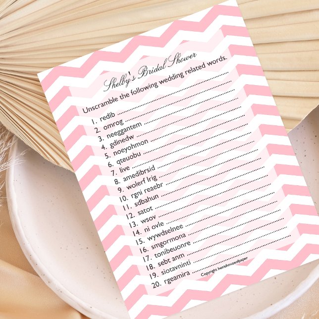 Lámina Boda nupcial Ducha Juego de Palabras Descaradas (Subido por el creador)