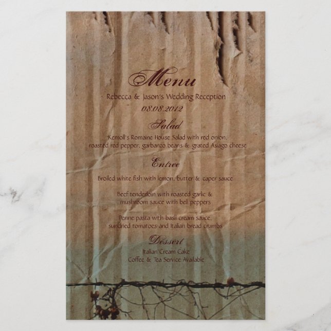 Lámina boda occidental de granja rural cerca de pájaro (Anverso)