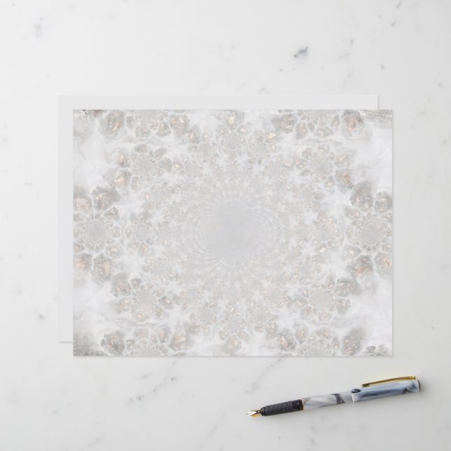 Lámina Boda Plata Blanca Simple Elegante (Anverso/Reverso In Situ)