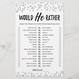 Lámina Boda Prefiere un juego editable