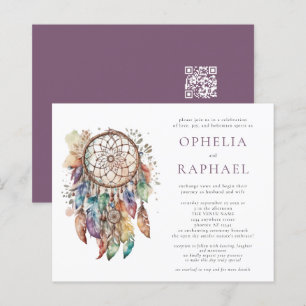 Lámina Boda Purple de Budget Boho Colorful Dreamcatcher