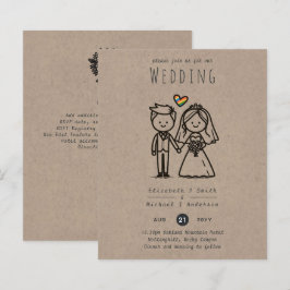 Lámina Boda queer Personalizado LGBTQIA+ Diversión dibuja