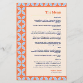 Lámina Boda Retro de mediados de siglo