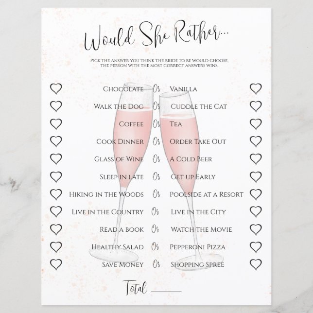 Lámina Boda Rosa Prefiere Un Juego De Ducha Británica (Anverso)