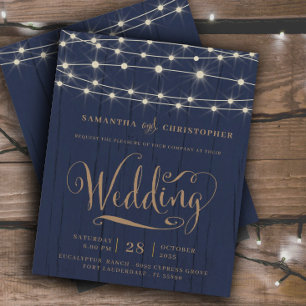 Lámina Boda RSVP de la cadena naval rusa de presupuesto