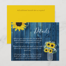 Lámina BODA Rústico del Girasol - Presupuesto