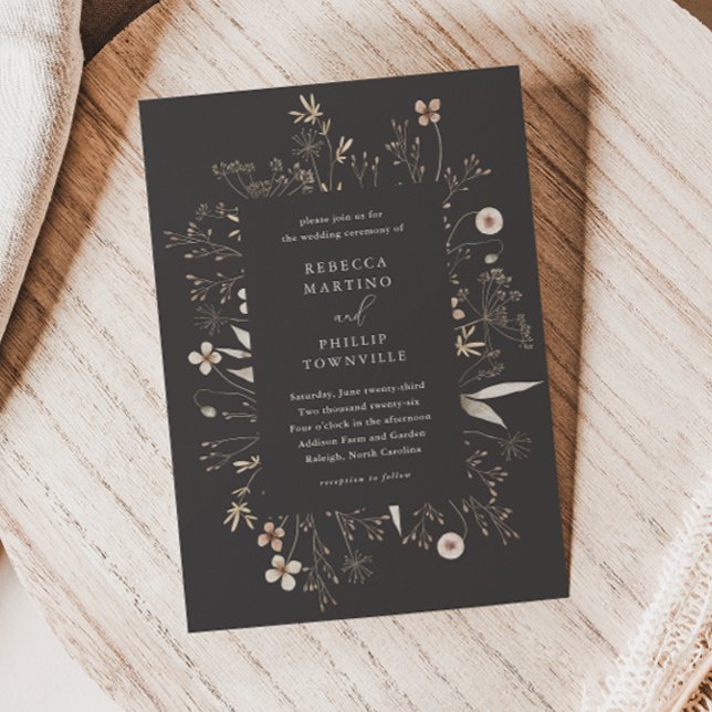 Lámina Boda silvestre boho con presupuesto (Subido por el creador)