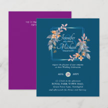 Boda temática de tonos de joyas para ahorrar presu