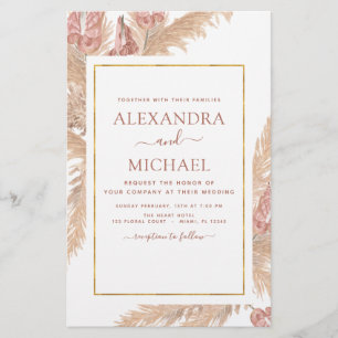 Lámina Boda tropical Boho Boho Bohemian