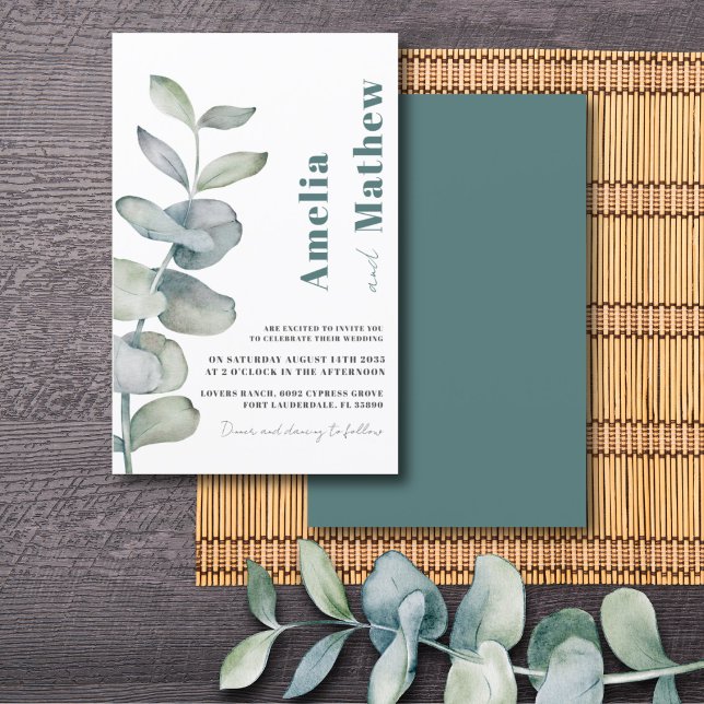 Lámina Boda verde Eucalyputus Green (Subido por el creador)