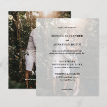 Boda vertical de fotografía moderna de presupuesto