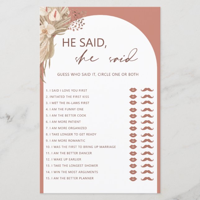 Lámina Bohemian dijo que dijo que el juego de la ducha de (Anverso)