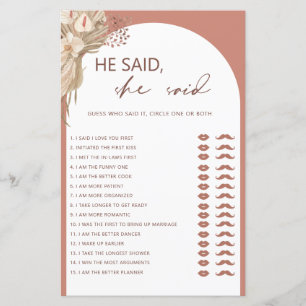 Lámina Bohemian dijo que dijo que el juego de la ducha de