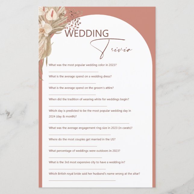 Lámina Bohemian dijo que dijo que el juego de la trivia b (Anverso)