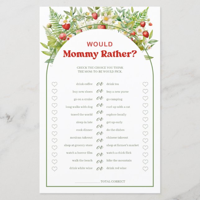 Lámina Boho Arch Berry Sweet preferiría mami (Anverso)