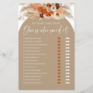 Lámina Boho arch terracota dijo que dijo que el juego de 