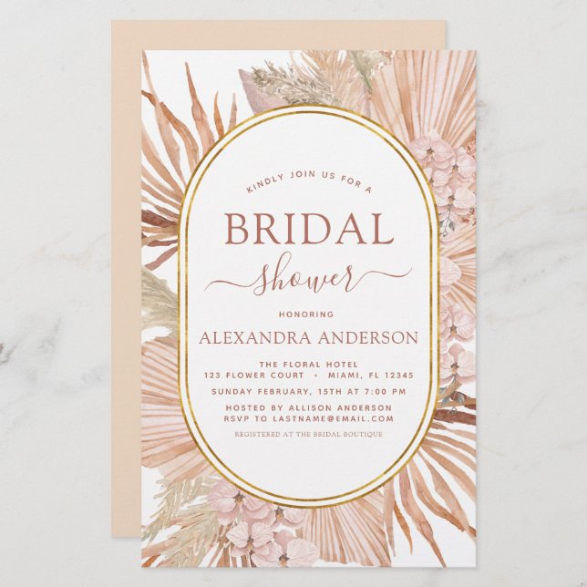 Lámina Boho Bohemian Boho (Anverso / Reverso)