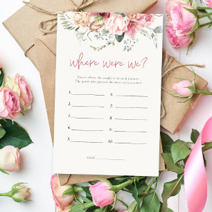 Lámina Boho Floral Donde Estábamos Los Juegos De La Ducha